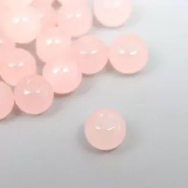 Набор стеклянных бусин "Candy" 6 мм, 65 шт, пыльно-розовый