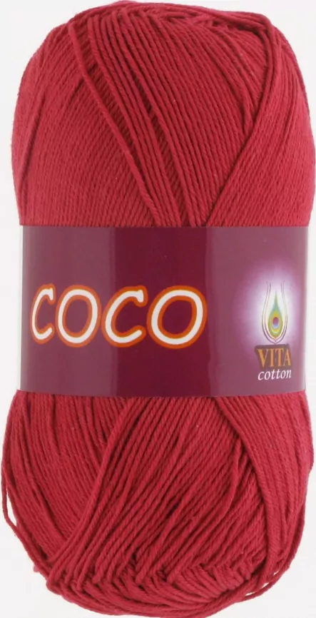 Пряжа vita cotton coco, 100% хлопок, 50гр/240м фото 2