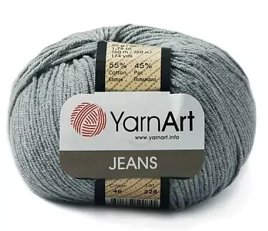 Пряжа YarnArt Jeans, 55% хлопок, 45% полиакрил, 50гр/160м фото 21