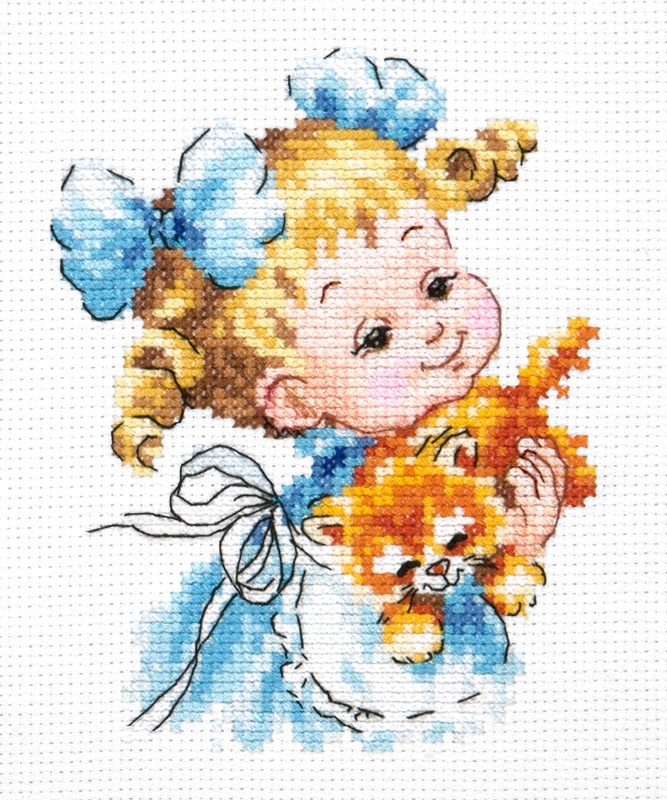 Набор для вышивания Ты, мой котенок! 38-10 Чудесная игла Набор для вышивания Ты, мой котенок! 38-10 Чудесная игла
