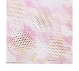Бумага для скрапбукинга с фольгированием «Любовь повсюду», 15.5 × 15.5 см, 250 г/м