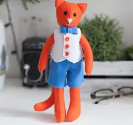 Игрушка из фетра, набор для творчества "Кот"