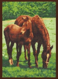 На лугу, набор для вышивания