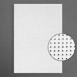 Канва для вышивания №11, 30 × 20 см, цвет белый