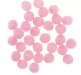 Набор бусин для творчества бархатное напыление "Нежно-розовые" набор 30 шт 0,8х0,8 см