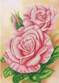 Сладкий запах роз, схема на канве