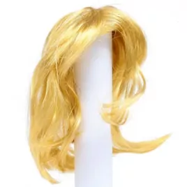 Волосы для кукол парик "Прямые волосы" AS16-19 5*15см цв.рыжий