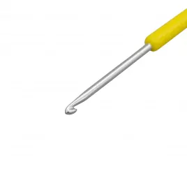 Крючок вязальный алюминиевый SV №4,5 с пластиковой ручкой