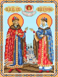 Св. Петр и Св. Феврония, набор для вышивания бисером
