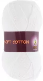 Пряжа vita soft cotton, 100% хлопок, 50гр/175м