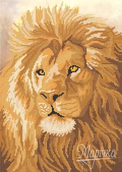 Лев, набор для вышивания фото 1