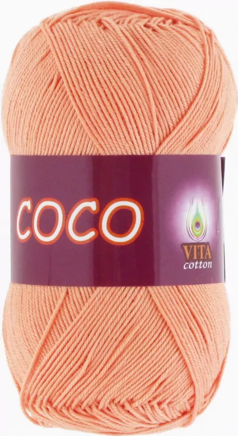 Пряжа vita cotton coco, 100% хлопок, 50гр/240м фото 10