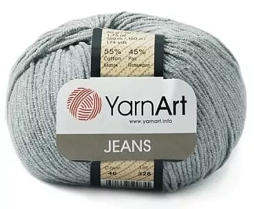 Пряжа YarnArt Jeans, 55% хлопок, 45% полиакрил, 50гр/160м фото 13