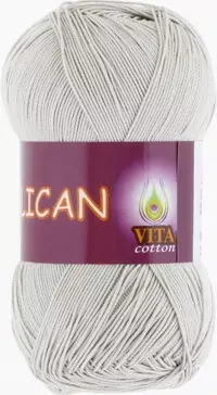 Пряжа vita cotton pelican, 100% хлопок, 50гр/330м фото 7