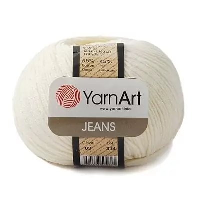 Пряжа YarnArt Jeans, 55% хлопок, 45% полиакрил, 50гр/160м фото 33