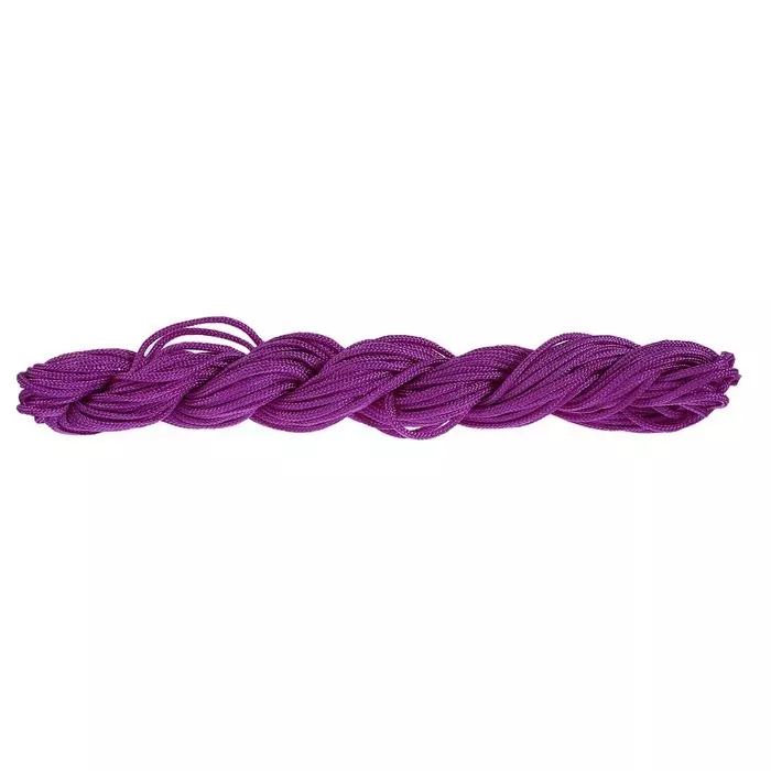 Нить для плетения, d=2мм, 12±1м, цвет №109 лиловый фото 1