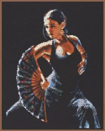 Фламенко, набор для вышивания фото 1