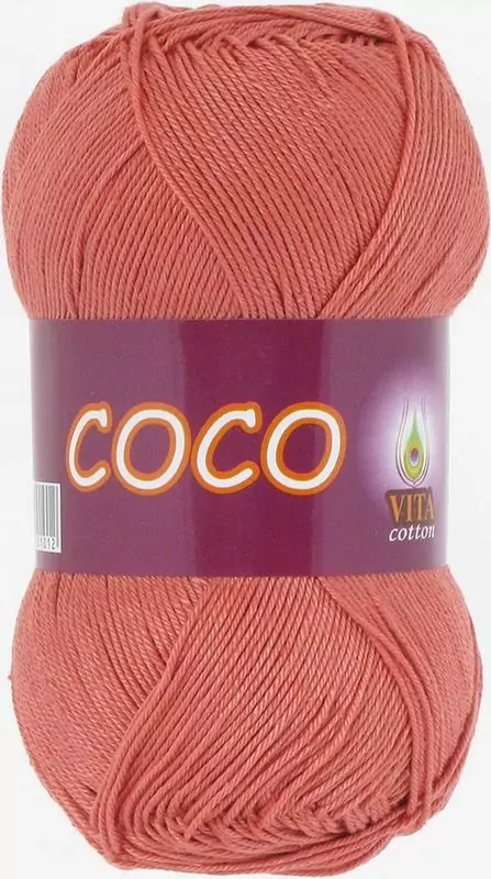 Пряжа vita cotton coco, 100% хлопок, 50гр/240м фото 35