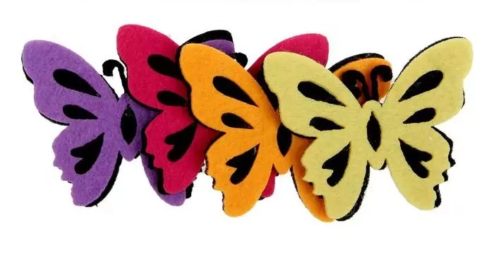 Декор для творчества "Бабочки", набор 4 шт. фото 1