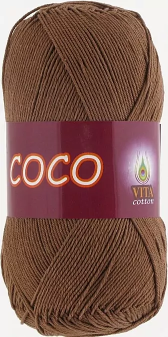 Пряжа vita cotton coco, 100% хлопок, 50гр/240м фото 32