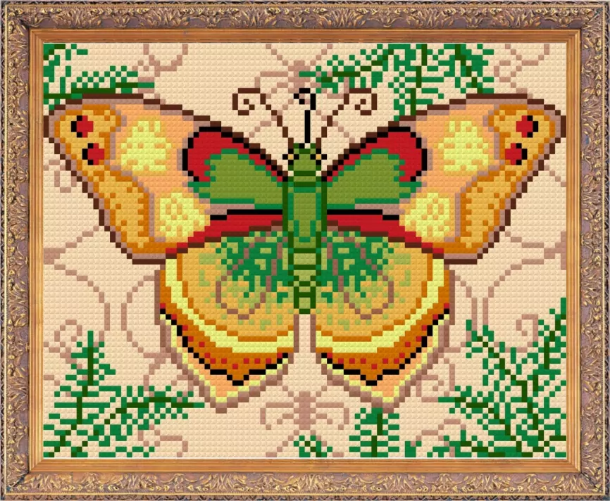 Бабочка мозайка фото 1