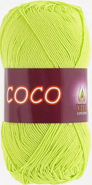 Пряжа vita cotton coco, 100% хлопок, 50гр/240м фото 5