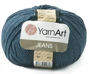 Пряжа YarnArt Jeans, 55% хлопок, 45% полиакрил, 50гр/160м фото 14