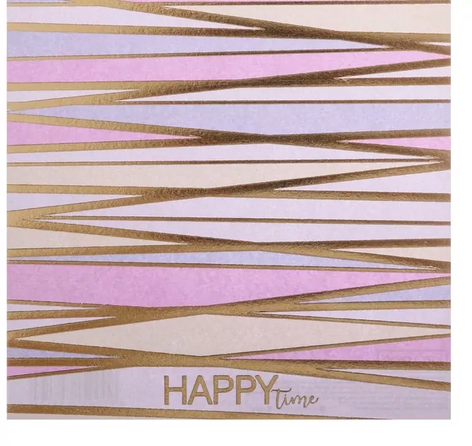 Бумага для скрапбукинга с фольгированием «Время быть счастливым», 15.5 × 15.5 см, 250 г/м фото 1