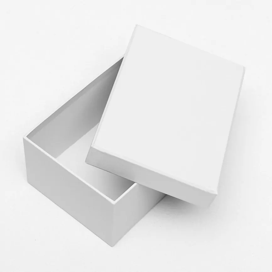Подарочная коробка "Белый", 15 х 9,5 х 6 см фото 1