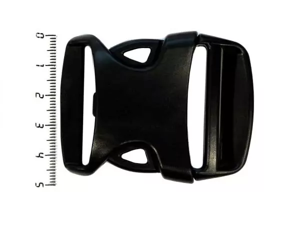 Защелка-трезубец 40мм ПП (полипропилен) Ф-40/6 цв.черный фото 1