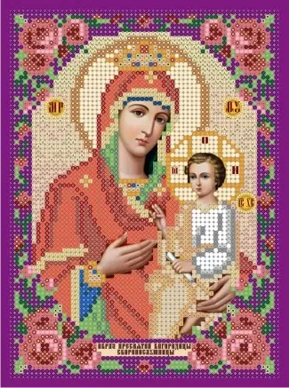 Икона Божией матери “Скоропослушница” схема на атласе фото 1