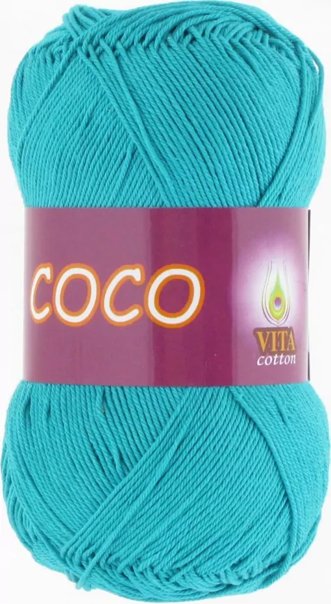 Пряжа vita cotton coco, 100% хлопок, 50гр/240м фото 25
