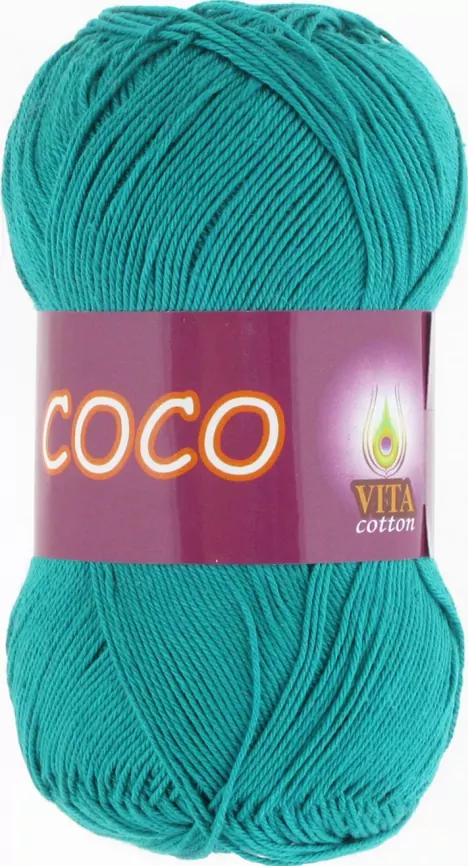 Пряжа vita cotton coco, 100% хлопок, 50гр/240м фото 26